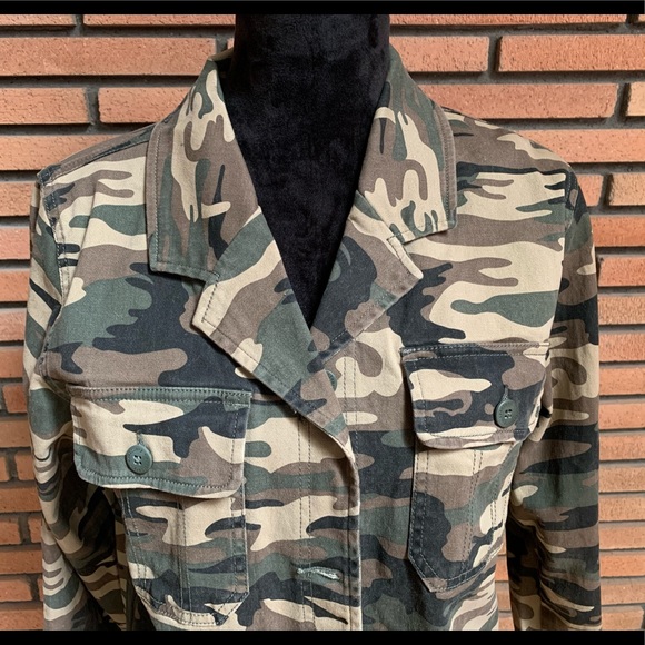 🆕 Sanctuary Tan Camo Jacket - Picture 3 of 7